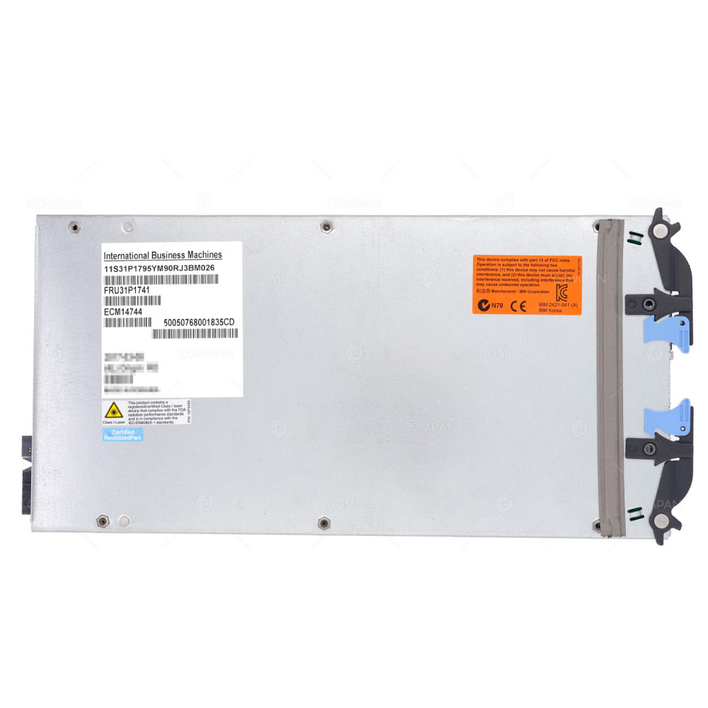 31P1741 IBM DS8800 4-PORT 8GB SFP FIBRE CHANNEL ADAPTER FOR U1500 PSERIES